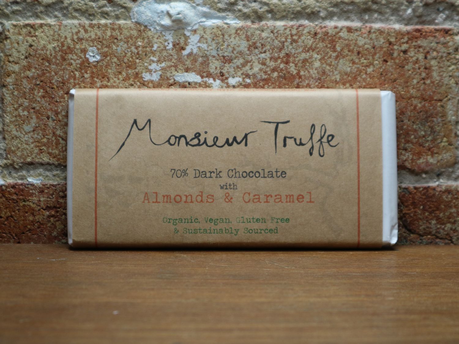 Monsieur Truffe 'Caramel &amp; Almond' Dark Chocolate 90g, Melbourne VIC