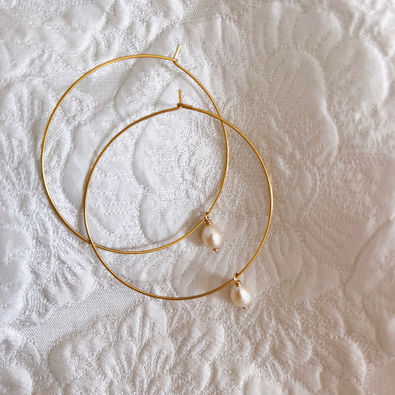 Big JOJO Gold Hoops