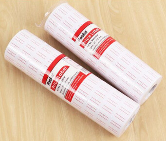 Etiquetas tipo Motex 5500 (cantidad 10 rollos)