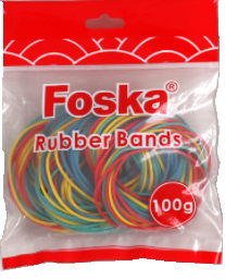 Bandas Elásticas Caucho DE COLOR  100g
