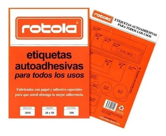 Etiquetas ROTOLA En Caja