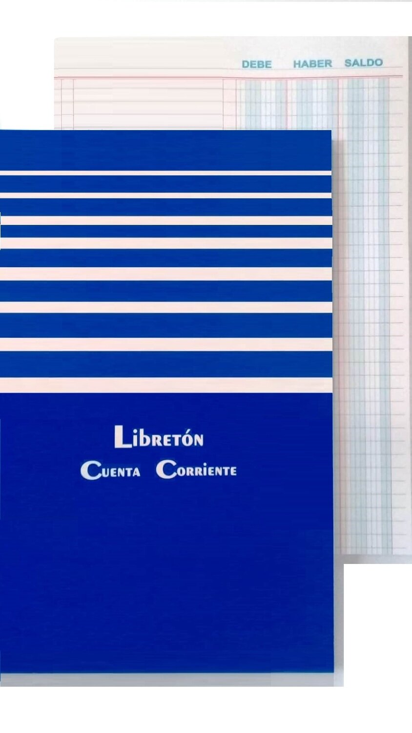 Libretón para cuenta corriente de tres columnas