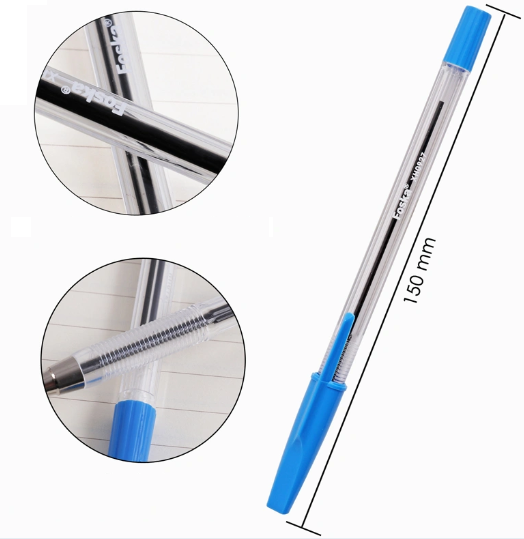 Bolígrafo cristal 1.0 AZUL NEGRO (50 unidades)