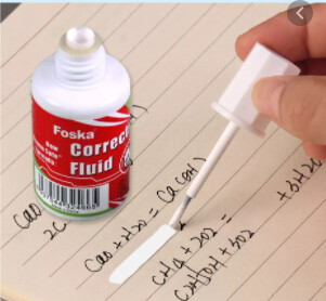 Corrector líquido en frasco de 30ml