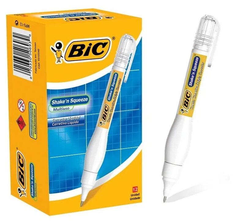 Lápiz corrector BIC Shaken Squeeze