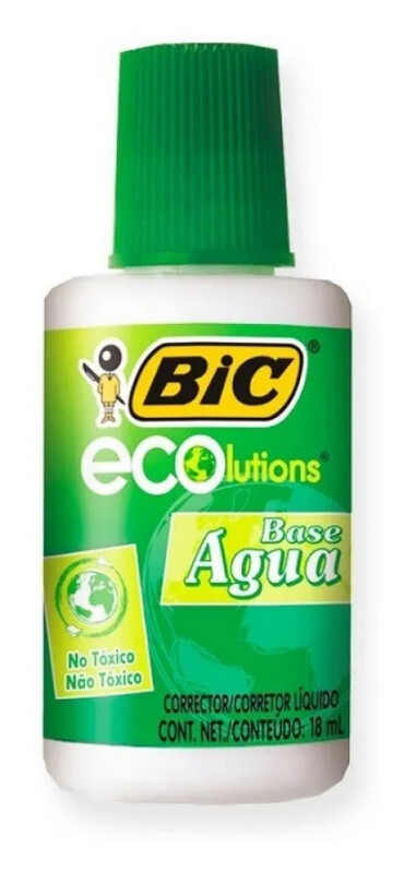 Corrector líquido en frasco BIC Agua Pincel