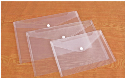 Sobre con broche A5 transparente