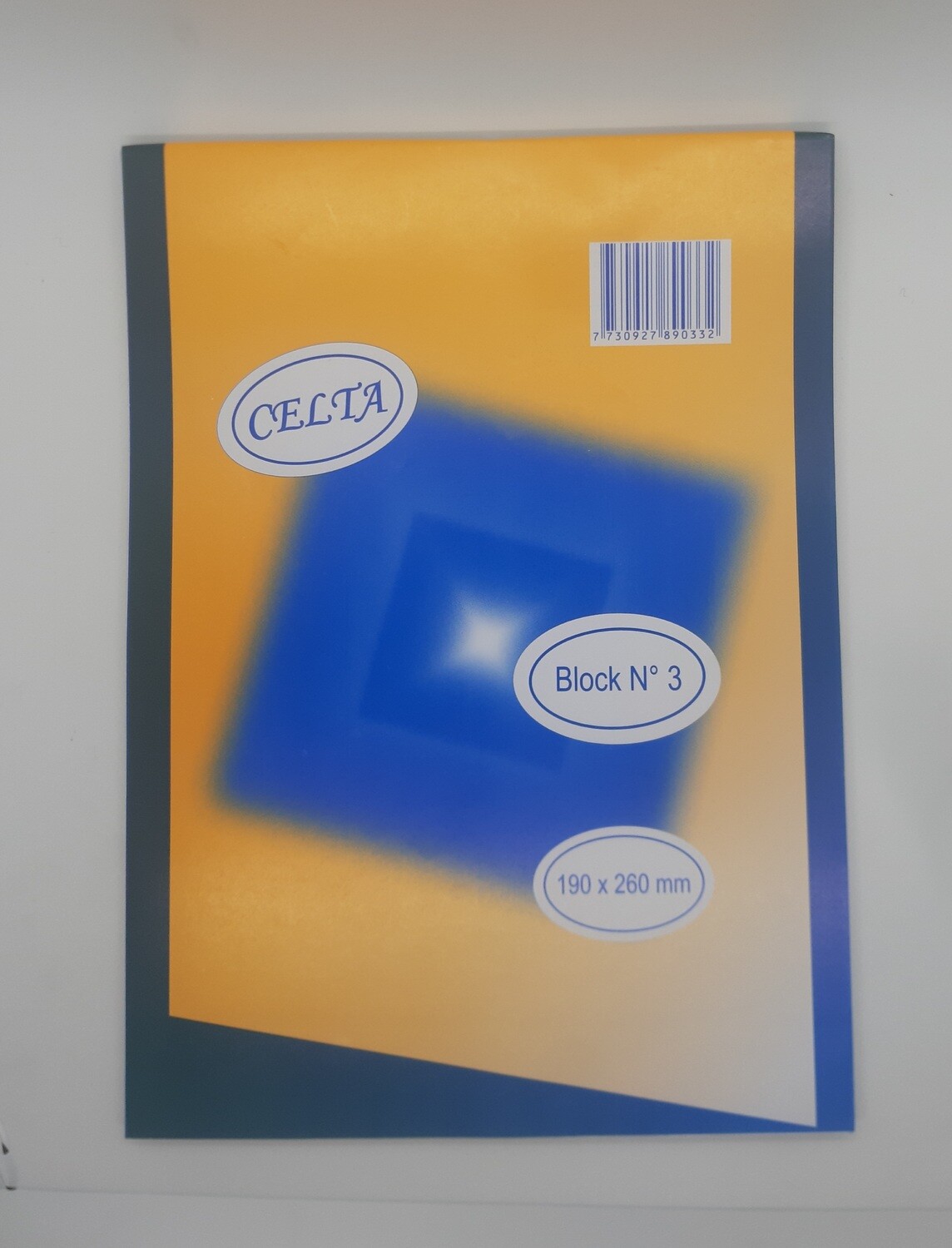 Block  Obra  Nº3  19*26 liso