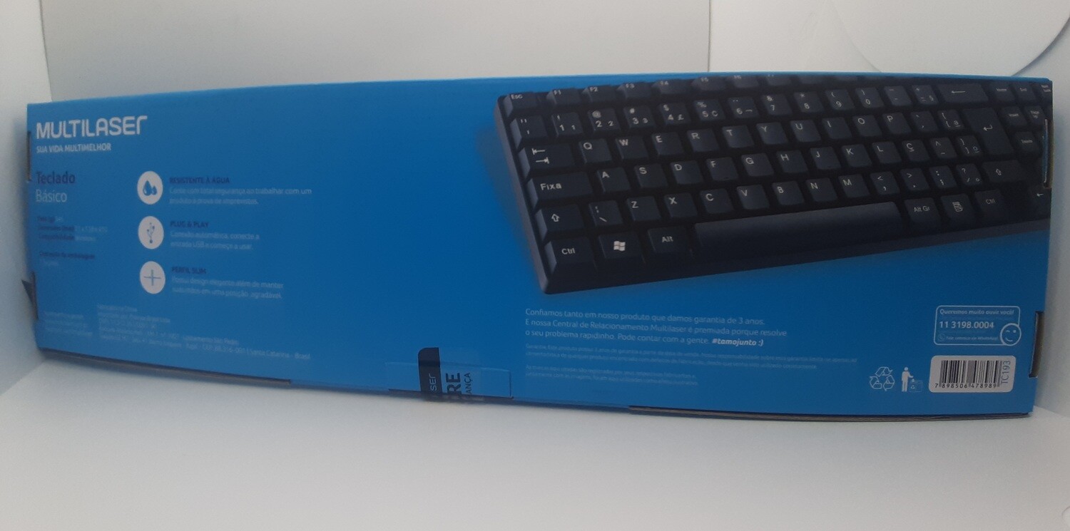 Teclado Básico USB Negro