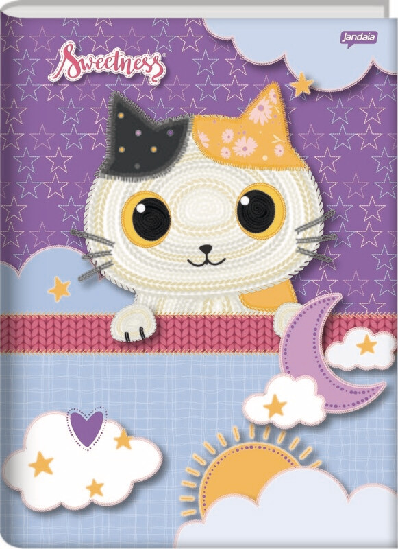 Cuaderno Jandaia  Tapa Dura Espiral  80 Hojas