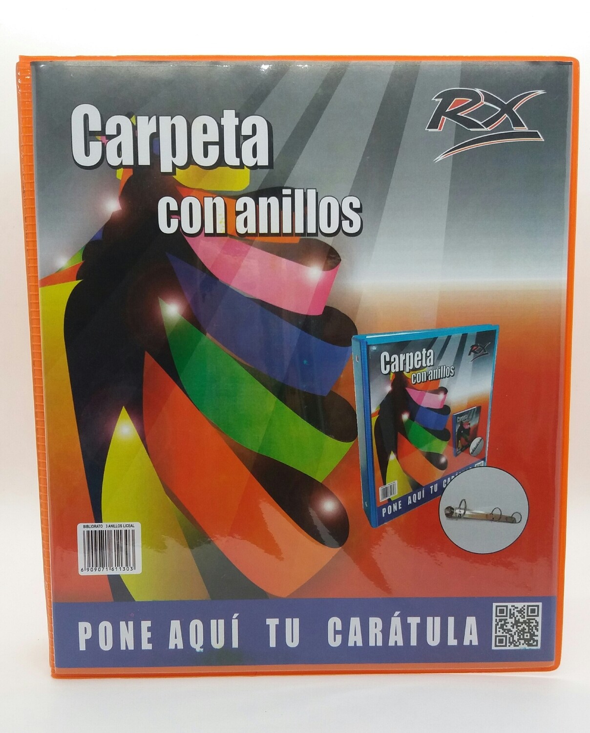 Carpeta con anillos