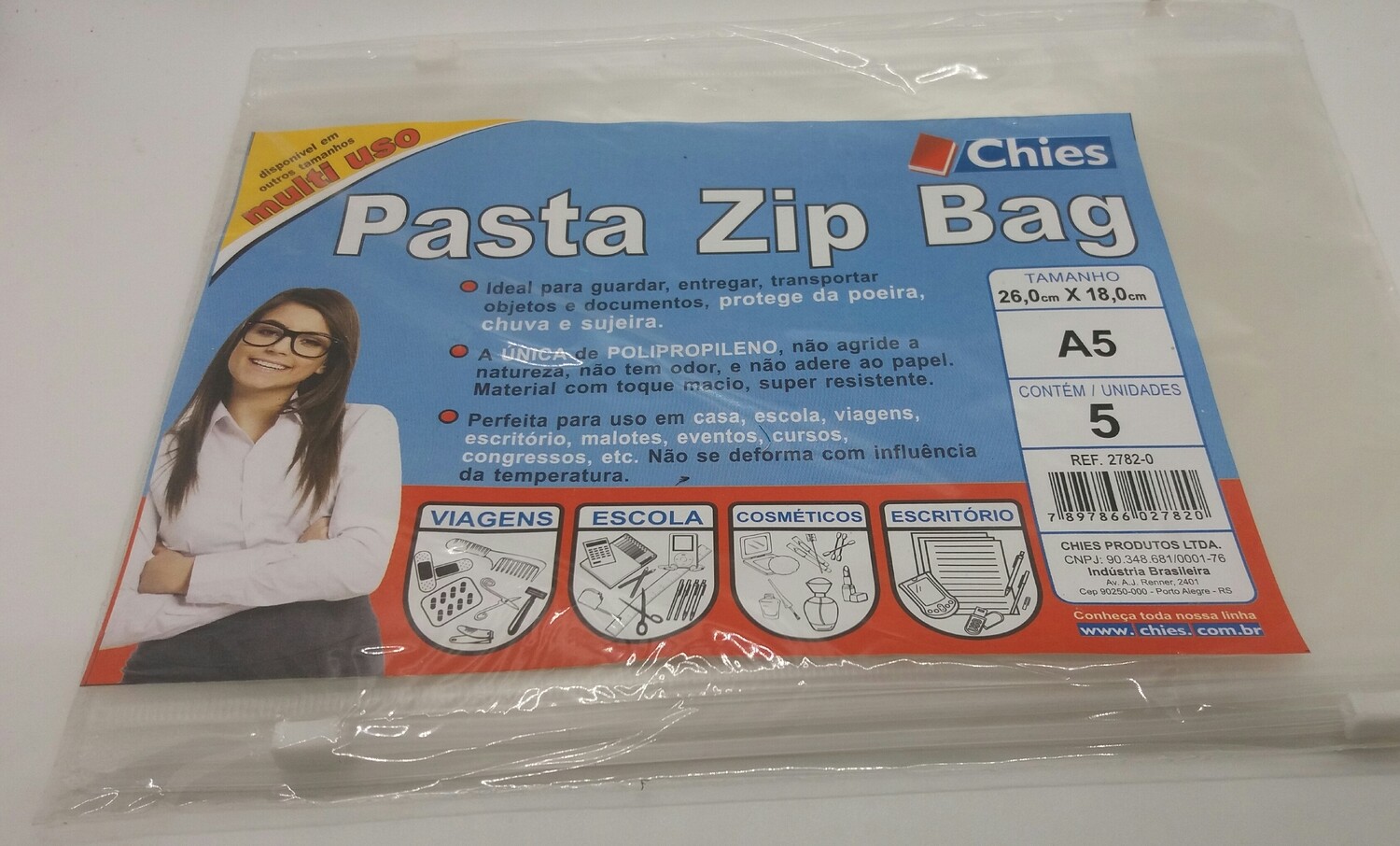 Zip Bag CHIES 5 unidades