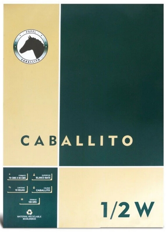 Block Caballito 1/2W 100 Gramos
