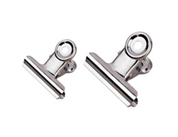 Aprieta papel niquelado 100mm tipo Bull DOG