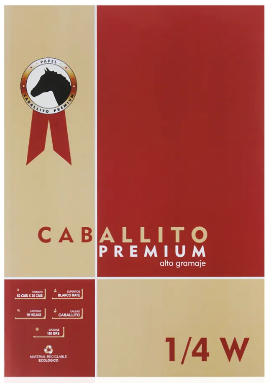 ​Block Caballito 1/4W 180 Gramos