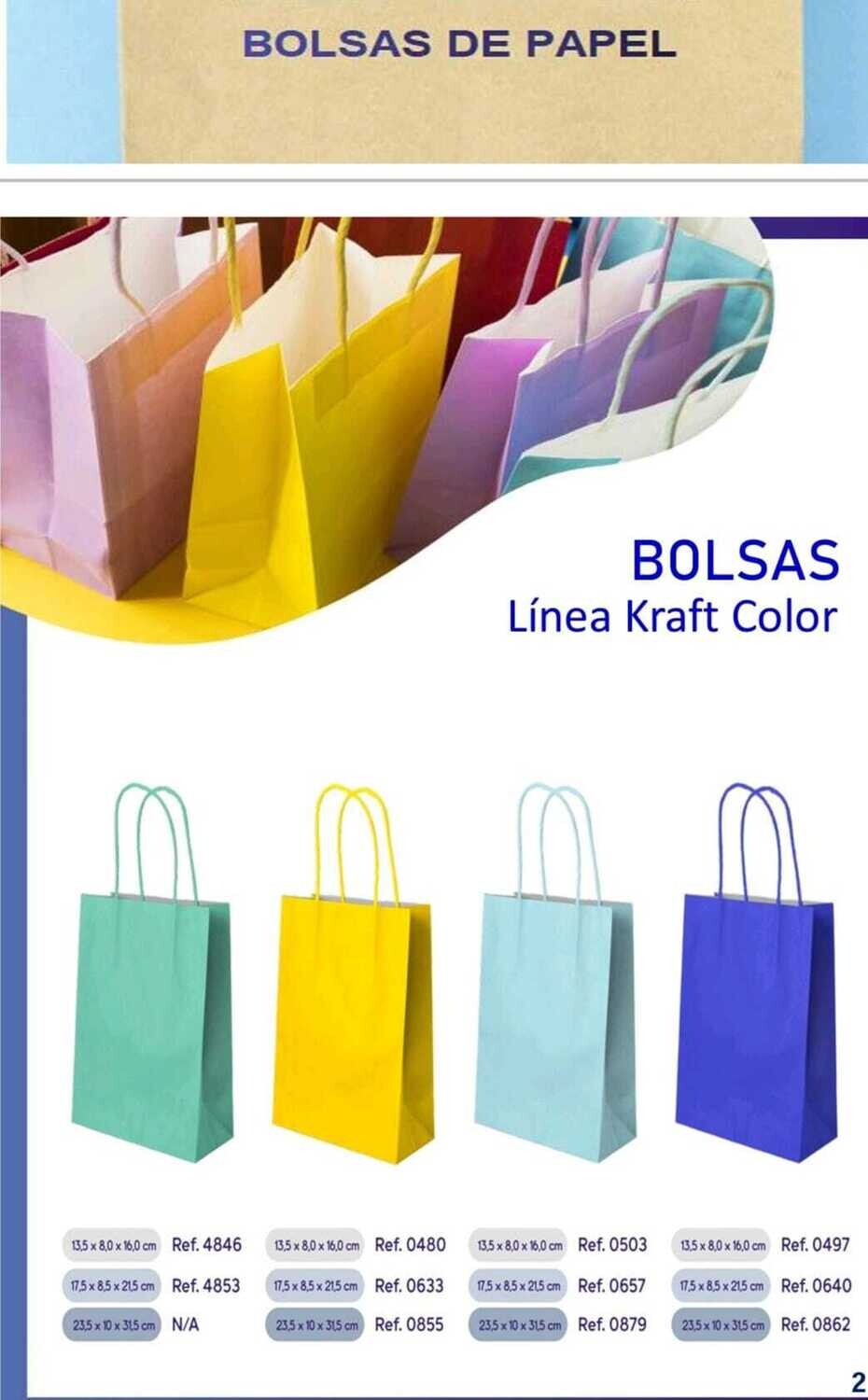 Bolsa para regalo línea Color 10 unidades 