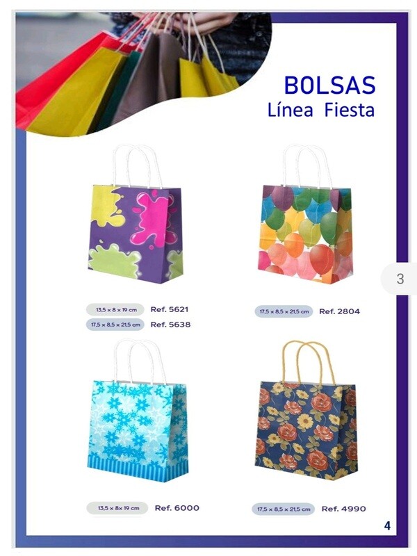 Bolsa de regalo Linea Fiesta 10 unidades