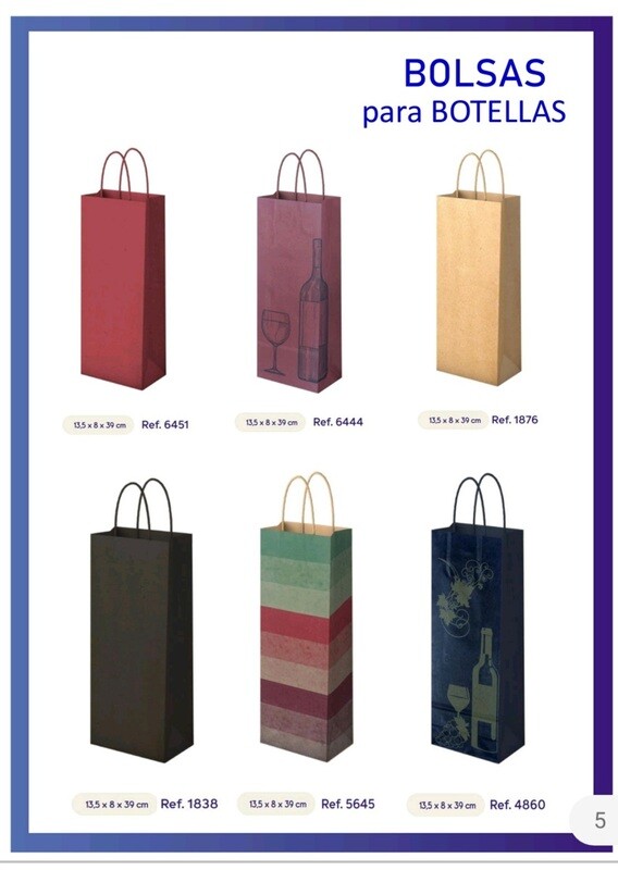 Bolsa de regalo para botella paquete de 10 unidades