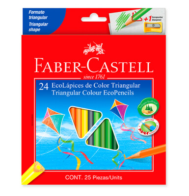 Lápices Faber Castell * 24 Largos
