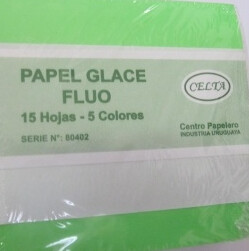 Papel Glasé Flúor