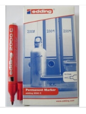Marcador Permanente EDDING 2000 Negro