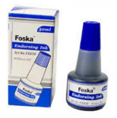 Tinta para sellos de 30ml  AZUL