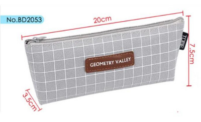 Cartuchera estampada con cierre
