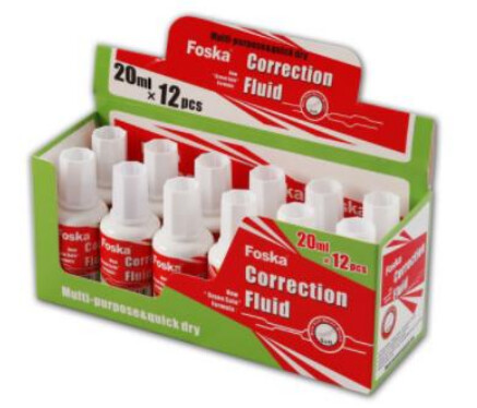 Corrector líquido en frasco de 30ml