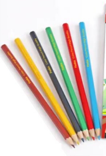 Lápices de colores x12 LARGOS