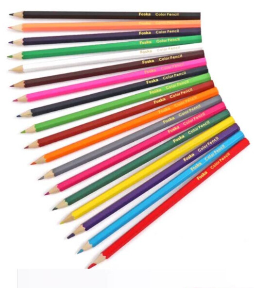 Lápices de colores x12 LARGOS