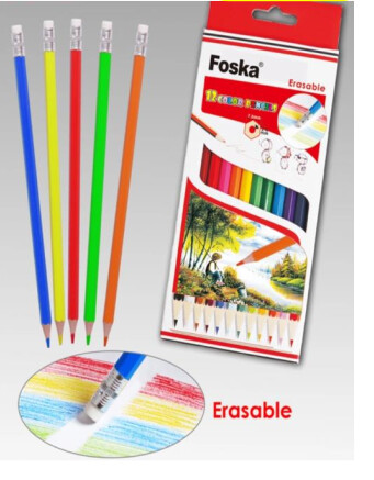 Lapices de Colores * 24 Largos Borrables