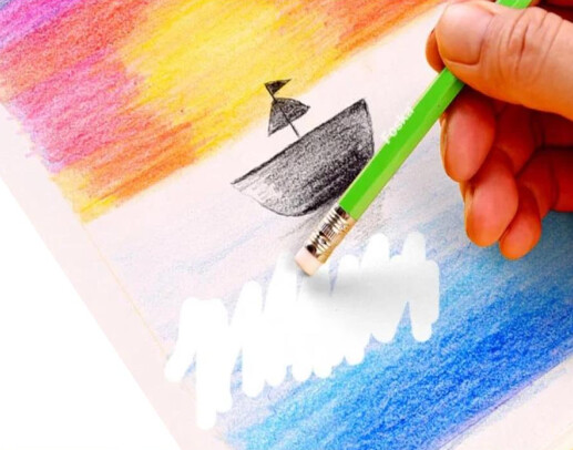 ​Lapices de Colores * 12 Largos Borrables