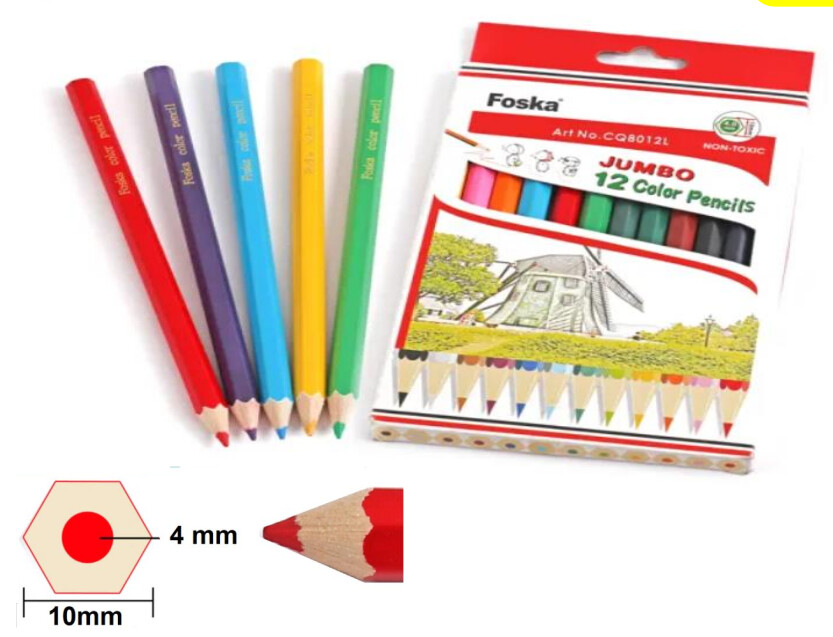 Lapices de colores *12 Jumbo