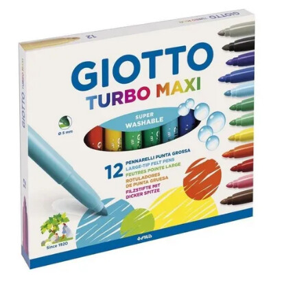 Marcador Escolar Grueso GIOTTO *12