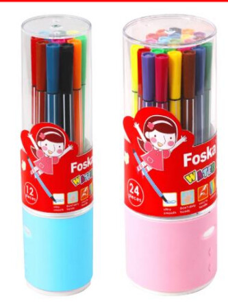 Marcador Fibra Foska *24 Coleccion Tambor