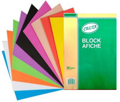 Block Afiche 1/8 Watman