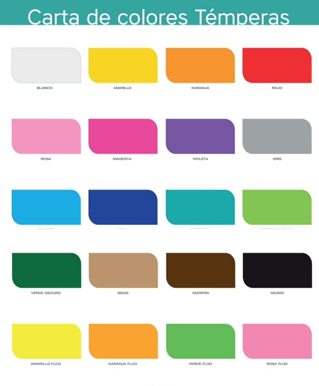 Tempera Acuarel Fluo