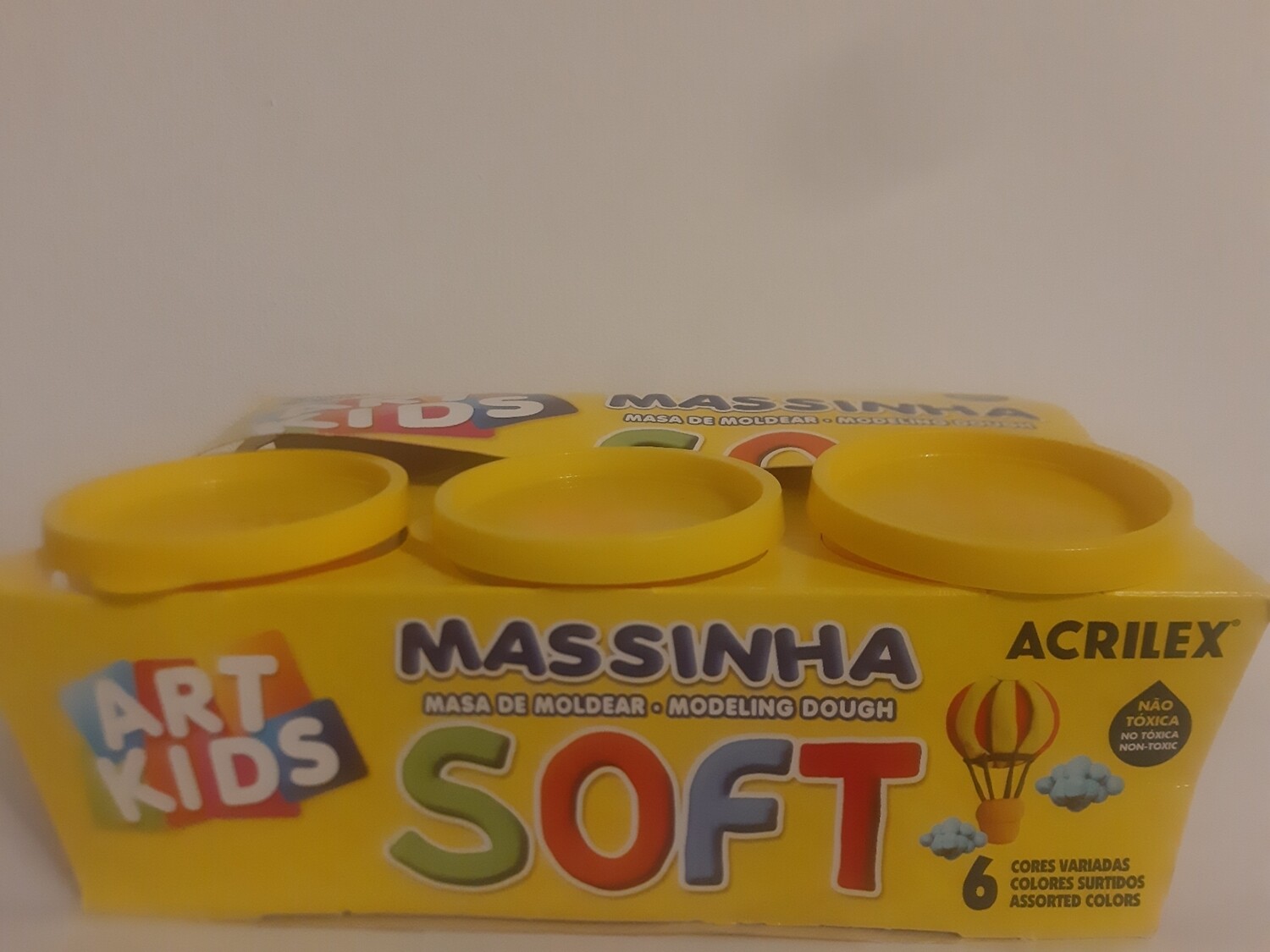 Masa Moldear Acrilex 150 g caja 6 unidades