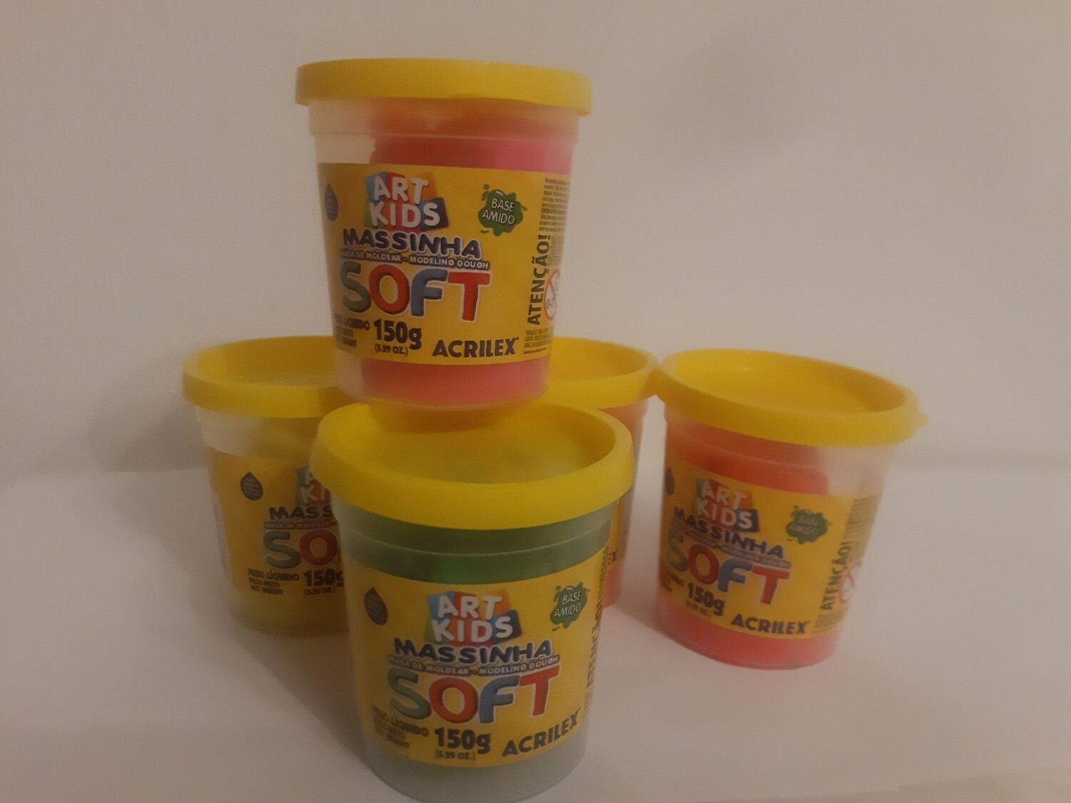 Masa Moldear Acrilex 150 g caja 6 unidades