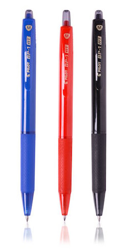 Boligrafo PILOT    RETRACTIL BP1 RT negro azul rojo