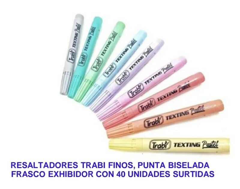 Exhibidor Resaltador Pastel  Trabi Fino