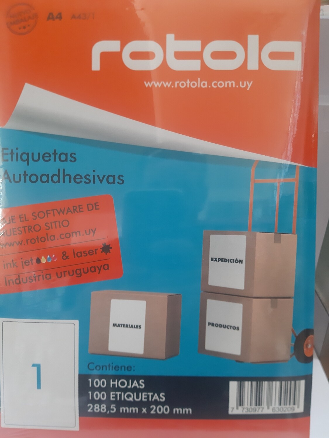 Etiquetas  ROTOLA  A4  Para Impresora