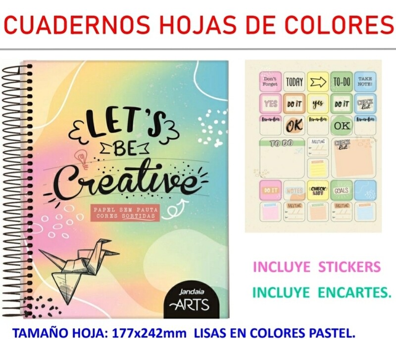 Cuaderno espiral Artístico