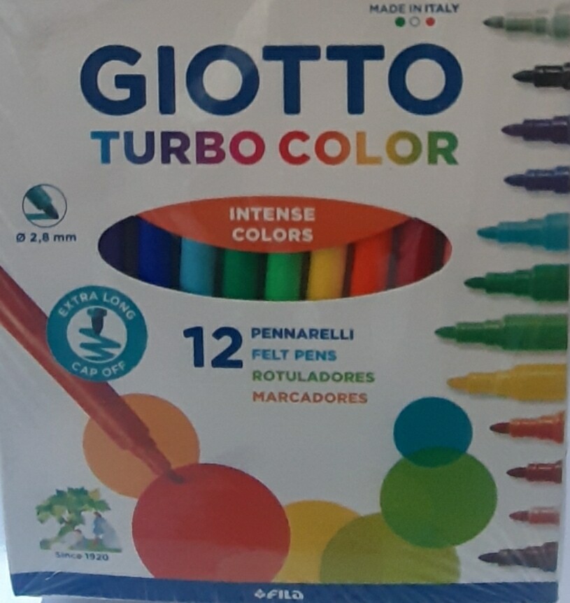 Marcador Escolar Grueso GIOTTO *12