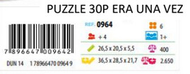 PUZZLE 30 Piezas ERA UNA VEZ