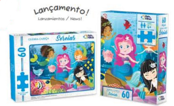 PUZZLE 60 PIEZAS SIRENAS