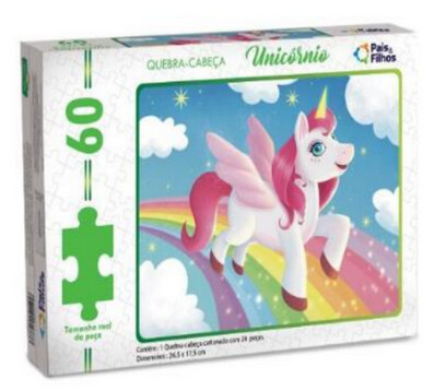PUZZLE 60 PIEZAS UNICORNIO