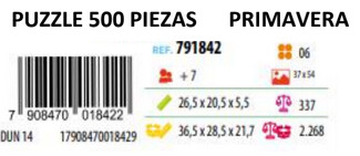 PUZZLE 500 PIEZAS PRIMAVERA