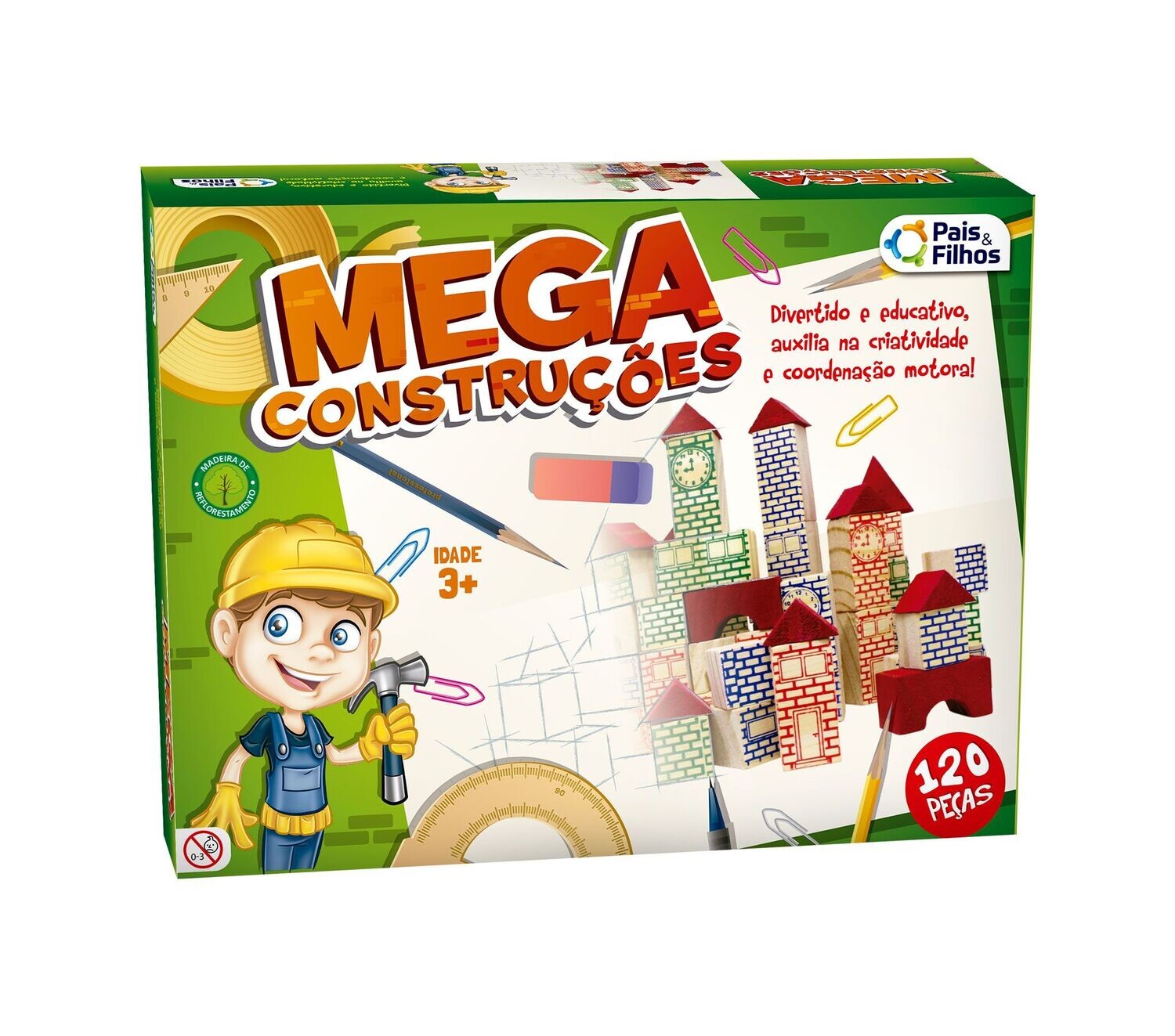 MEGA CONSTRUCCIONES 120 PIEZAS