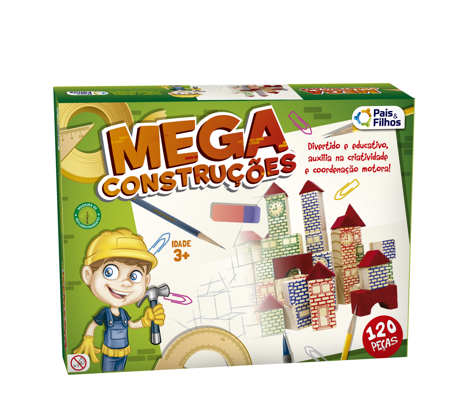 MEGA CONSTRUCCIONES 120 PIEZAS